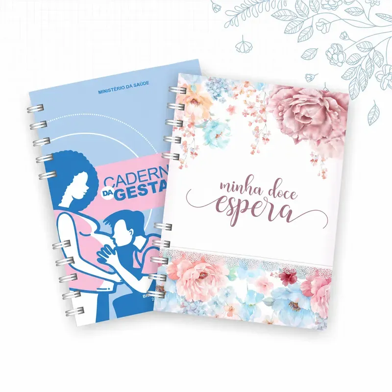Caderneta e Diário da Gestante - Minha Doce Espera